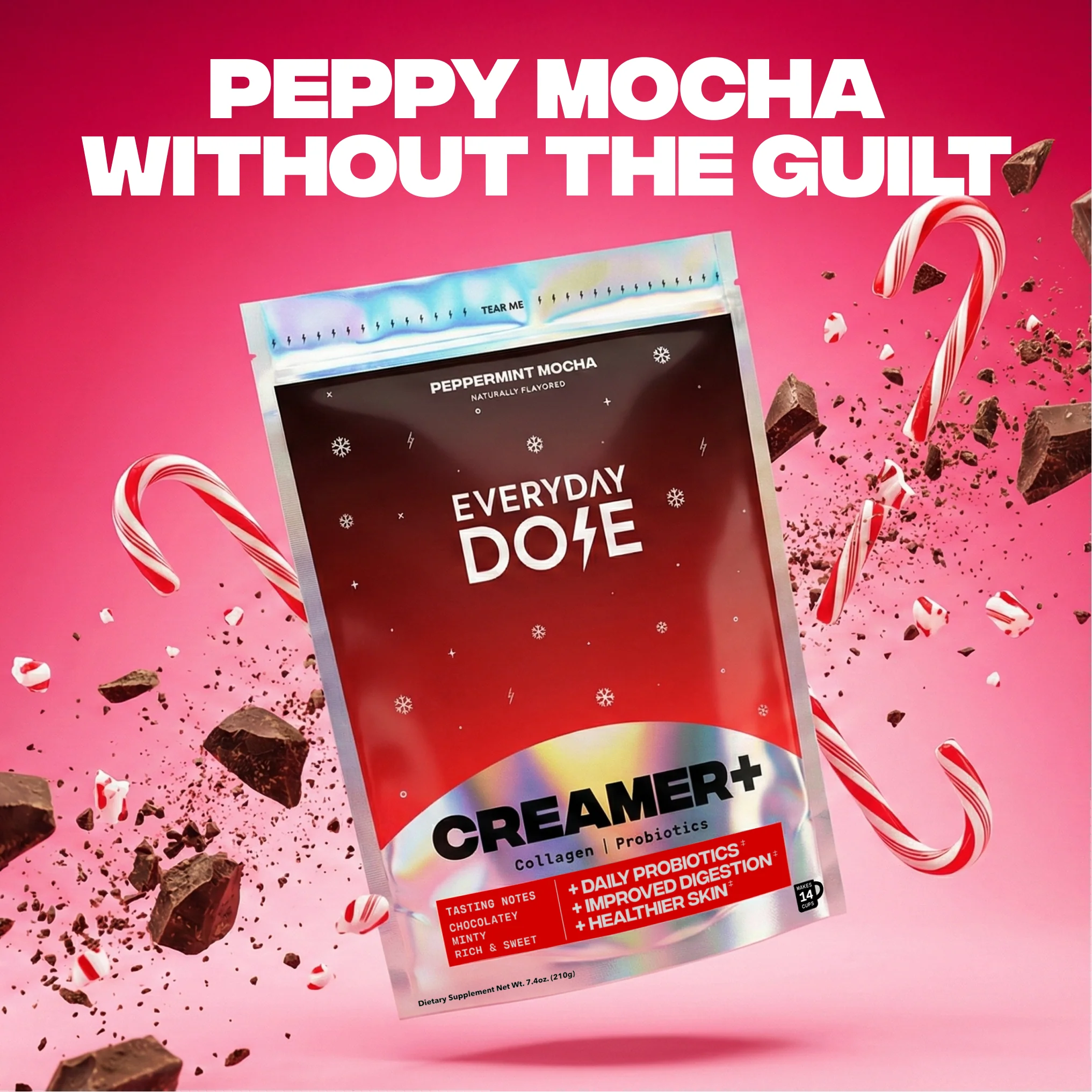 30 Servings of Coffee + FREE Starter Kit + FREE Peppermint Mocha Creamer+ - Image 3